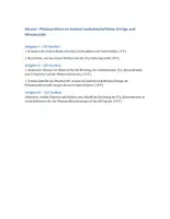 Vorschau - Arbeitsblätter - Klausur: Photosynthese - Deckblatt