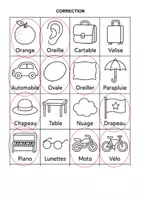 Aperçu - Apprentissages en autonomie - Le son O (maternelle, CP, inclusion) + correction - Page 3
