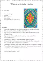 Vorschau - Stundenentwürfe - Kunst Herbst warme und kalte Farben Herbstblatt - Seite 3