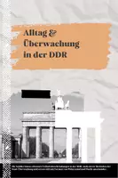 Vorschau - Arbeitsblätter - Alltag & Überwachung in der DDR (+Differenziertes Material) - Deckblatt