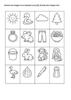 Aperçu - Feuilles d'exercices - Le son S (maternelle, CP, inclusion) - Page 2