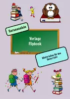 Vorschau - Arbeitsblätter - Vorlage: Flipbook - Deckblatt