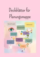 Vorschau - Poster - Deckblätter Planungsmappe - Kindergarten - Deckblatt
