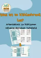 Vorschau - Stundenentwürfe - Kühlschrankzonen verstehen – Arbeitsblatt mit Tafelbild - Deckblatt