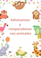 Vista previa - Juegos / Gamificación - Adivinanzas y rompecabezas con animales - Portada