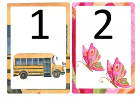 Προεπισκόπηση - Flashcards - Οι αριθμοί - Σελίδα 1