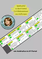 Vorschau - Poster - Tenses: Zusammenfassung als Wandkärtchen&Spickzettel - Deckblatt