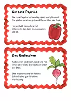 Vorschau - Stationenlernen - Lesekartei buntes Gemüse - Seite 3