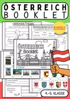 Vorschau - Stundenentwürfe - MATERIALPAKET: Österreich-Booklet mit den Steckbriefen für europäische und internationale Länder - Seite 1