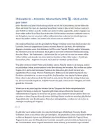 Vorschau - Arbeitsblätter - Aristoteles Nikomachische Ethik 📜 Glück und das gute Leben - Seite 1