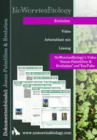 Vorschau - Arbeitsblätter - Evolution - Josua-Palmlilien und Evolution - Deckblatt