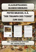 Vorschau - Arbeitsblätter - Klausurtraining Werkanalyse Kunst: Bildbeschreibung Pieter Bruegel der Ältere, "Der Triumph des Todes" - Deckblatt