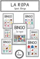 Vorschau - Spiele - "La ropa" - Bingo zum Thema Kleidung - Deckblatt