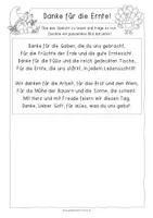 Vorschau - Anderer Materialtyp - Erntedank 9 Kopiervorlagen (mehrfachdifferenziert) - Seite 1
