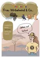 Vorschau - Arbeitsblätter - Frau Wirbelwind_Safari_Kreativ_Schwarz - Deckblatt