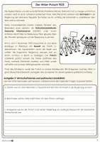 Vorschau - Arbeitsblätter - Krisenjahr 1923 – Hyperinflation und Hitler-Putsch | Geschichte Arbeitsblatt Sek I - Seite 3