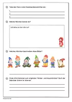 Vorschau - Arbeitsblätter - Die Gebrüder Grimm - Seite 3