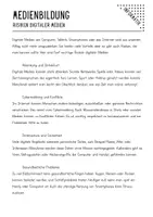 Vorschau - Arbeitsblätter - Risiken digitaler Medien – Gefahren im Blick - Deckblatt