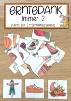 Vorschau - Anderer Materialtyp - Erntedank Immer 2 (Ideal für Entfernungsspiele) - Deckblatt