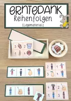 Vorschau - Anderer Materialtyp - Erntedank Reihenfolgen (Legematerial) - Deckblatt