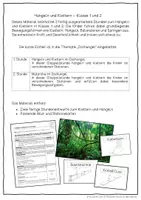 Vorschau - Stundenentwürfe - Turnen in der Grundschule - Hangeln und Klettern - Seite 1