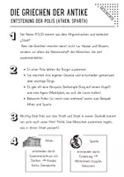 Vorschau - Arbeitsblätter - Athen und Sparta – Stadtstaaten im Vergleich - Seite 2