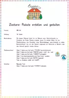 Vorschau - Arbeitsblätter - Projekt Zootiere – Plakate erstellen & forschen (Sachunterricht / Klasse 3/4) - Seite 1