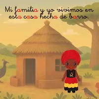 Vista previa - Fichas informativas / Documentos de lectura - Yo soy Alika. Cuento Letra a - Un viaje por el mundo - página 2