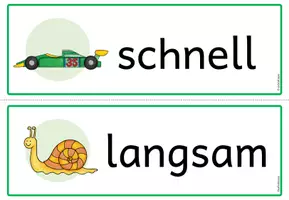 Vorschau - Merkblätter - Gegenteile bei Adjektiven - Wortkarten/ Bildkarten (Klasse 2-3) - Seite 2
