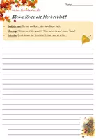 Vorschau - Arbeitsblätter - Materialpaket Herbst Deutsch Klasse 3–4 | Kreatives Schreiben, Satzbau & Schreibanlässe | Herbst - Seite 2