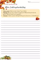 Vorschau - Arbeitsblätter - Materialpaket Herbst Deutsch Klasse 3–4 | Kreatives Schreiben, Satzbau & Schreibanlässe | Herbst - Seite 3