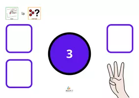 Vista previa - Juegos / Gamificación - Carpeta TEACCH – Números del 1 al 9 | Relación número-cantidad - página 3