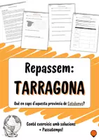 Vista previa - Unidades / Secuencias / Situaciones de Aprendizaje - Descobrim la província de Tarragona (teoria, exercicis i passatemps) - Portada