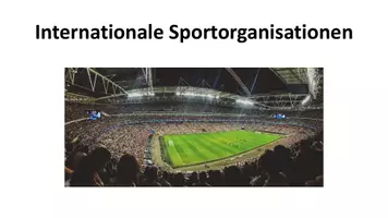 Vorschau - Stundenentwürfe - Internationale Sportorganisationen - Seite 2