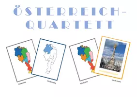 Vorschau - Spiele - Österreich Quartett (Bundesländer) - Deckblatt