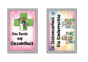 Vorschau - Bildkarten - Stationsschilder zu den Kinderrechten farbig - Seite 3