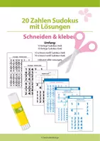 Vorschau - Arbeitsblätter - 20 Zahlen Sudokus mit Lösungen - Schneiden & kleben - Deckblatt