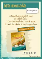 Vorschau - Unterrichtsreihen - Der Honigbär - Literaturprojekt - Deckblatt