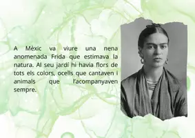 Vista previa - Tarjetas / Manipulativos - Frida i el jardí dels colors - página 1