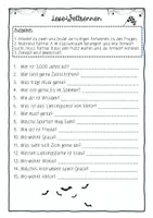 Vorschau - Arbeitsblätter - Lese-Wettrennen Halloween Deutsch Grundschule Sek I DaZ - Seite 3