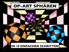 Vorschau - Stundenentwürfe - Kunstprojekt „Op-Art Sphären“ – Optische Täuschung Schritt für Schritt - Seite 1