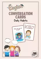 anteprima - Flashcard - CONVERSATION CARDS - DAILY HABITS | SCHEDE DI CONVERSAZIONE - ABITUDINI QUOTIDIANE - Pagina di copertina