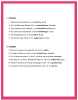 Vorschau - Arbeitsblätter - Adjektive mit Suffix -LOS und -FREI - Seite 1