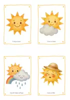 Vorschau - Bildkarten - Wetterkarten für den Morgenkreis in Kita & Krippe - Seite 3