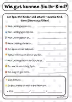 Vorschau - Spiele - Elternabendset: Kinderantworten und Elternüberraschung - Seite 1