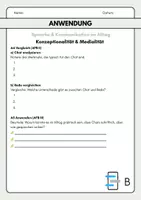 Vorschau - Arbeitsblätter - Sprache und Kommunikation in analogen und digitalen Medien - Konzeptionalität & Medialität nach Koch/Oesterreicher - Anwendung des Modells auf zwei Beispiele - Seite 3