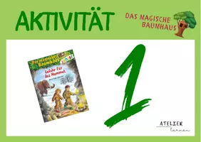 Vorschau - Unterrichtsreihen - Stationenkarten zum Literaturprojekt Das magische Baumhaus - Deckblatt