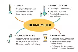 Vorschau - Arbeitsblätter - Arbeitsblatt "Thermometer" + Onlineübung & MP3 + Mindmap + Infografik - Seite 2