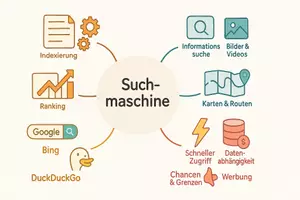 Vorschau - Arbeitsblätter - Arbeitsblatt "Suchmaschine" + Onlineübung & MP3 + Mindmap + Infografik - Seite 3
