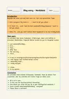 Vorschau - Arbeitsblätter - How to write a blog entry - London - Seite 3